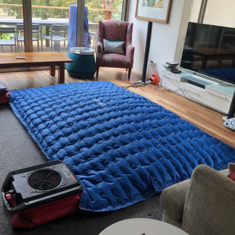 Professional structural drying in Brisbane Metro North for wet carpets and flooring