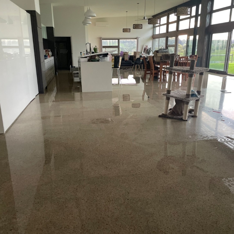 Hobart Huon water damage restoration specialists drying water affected indoor areas