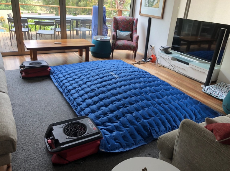 Melbourne Inner East structural drying expert for wet carpets and water damaged flooring