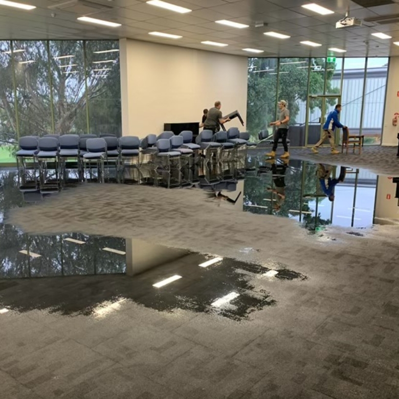 Perth North water damage restoration specialists drying moisture affected indoor areas